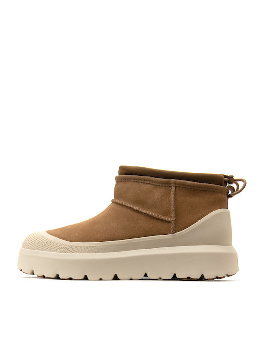 UGG Ultra Mini Weather Hybrid Μποτάκια Casual Καφέ 1174196-CWTC