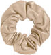 Celestino Damen Haargummi aus Kunstleder Beige