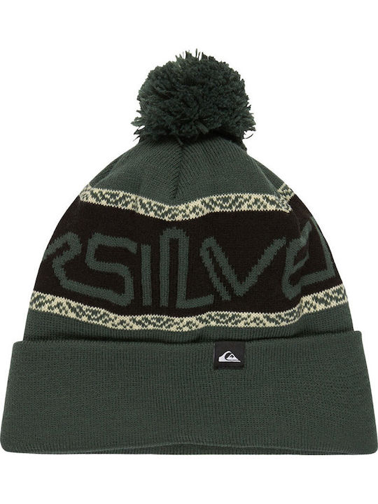 Summit Beanie Beanie Knitted in Green color