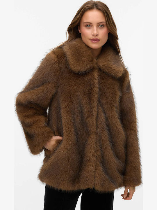Frauen Pelz Brown