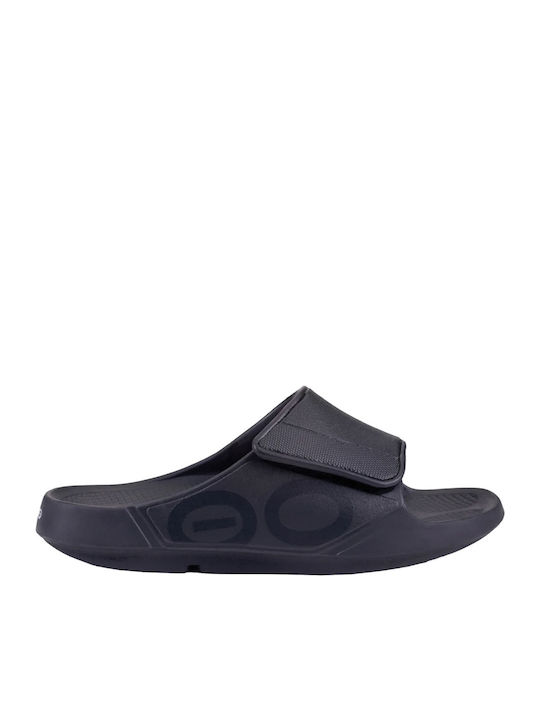 Oofos Men's Slides Black