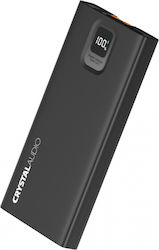 Crystal Audio PBK8 10000mAh 20W Μαύρο