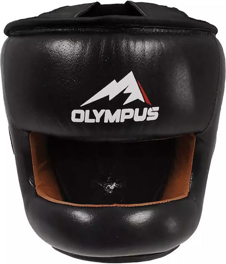Olympus Sport Κάσκα Πυγμαχίας Ενηλίκων Κλείστού Τύπου Μαύρη