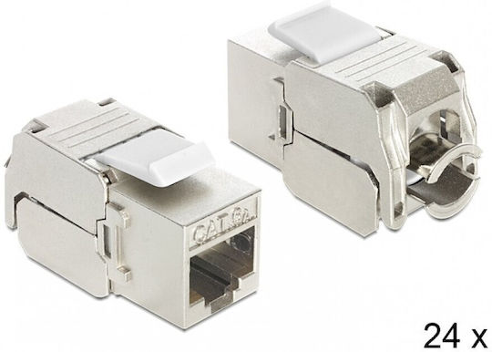 Delock Keystone Модул Rj45 > Lsa Cat.6a 24 Броя Кутия Delock 86405