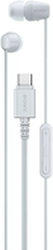 Sony Ier-ex15c In-ear Handsfree Ακουστικά με Βύσμα 3.5mm Λευκό