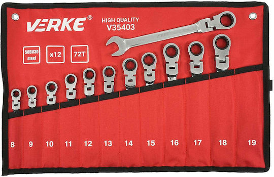 Combination Wrench Set Verke V35403 12 Pcs