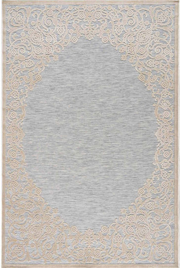 Madi Roi Χαλί Διάδρομος Ψάθινο Grey Beige 67x500cm