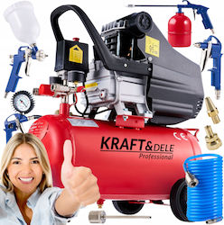Kraft & Dele Κομπρεσέρ Αέρος 24lt Kraft & Dele Κομπρεσέρ Αέρος 24lt