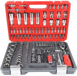 Verke V39063 Set Chei Tubulare și Clichet 108 Piese