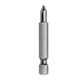 Set 2 Screwdriver Bits Hogert Hexagonal Pz2 50mm S2 Steel