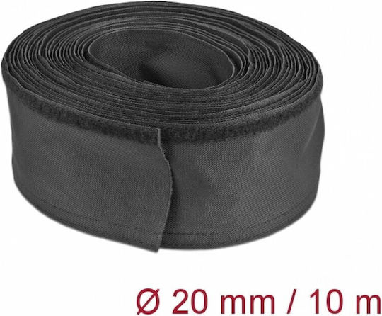 Delock Organizator De Cablu Delock 19193 Velcro 2 Cm Lățime 10 M Lungime Negru