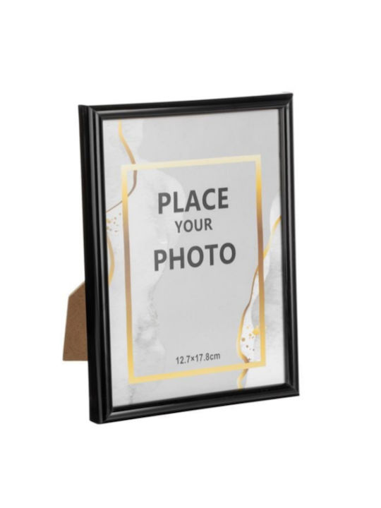 Wooden Photo Frame with Black Frame