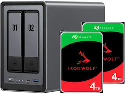 Ugreen DXP2800 și 2x Seagate IronWolf HDD 4TB 2-Bay Ugreen DXP2800 și 2x Seagate IronWolf HDD 4TB 2-Bay