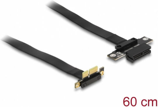 Delock PCI Express X1 to X1 Riser Card 90 Degree 60cm Delock 88024