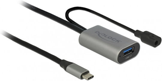 Delock Active Usb 3.1-c Gen 1 To Usb-a T-m Cable 5m Black Delock 85391