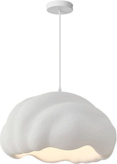 Pakketo Vomber Adjustable Pendant Light White with Socket E27 52x52x28cm