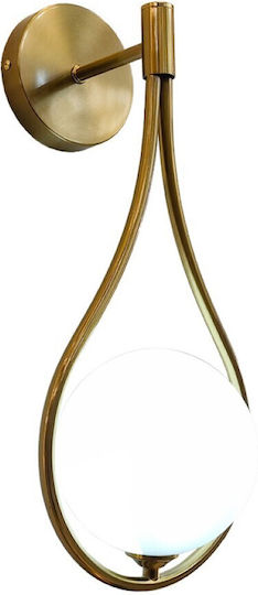Pakketo Gold Wall Lamp 16x12cm