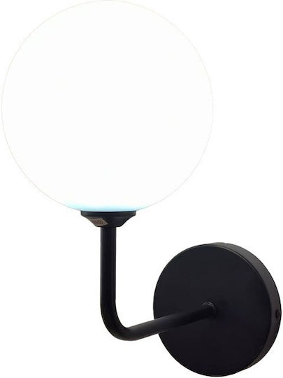 Pakketo Black Wall Lamp 15x25 cm