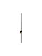 Pakketo Modern Lamp Wall with Integrated LED and Warm White Light Black 8x12x80cm