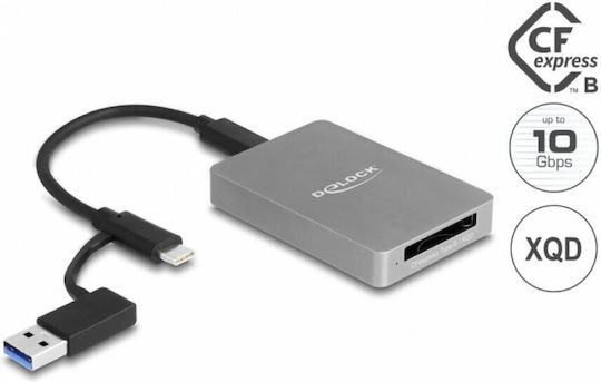 Delock Cititor Carduri USB 3.2 Type C CFexpress XQD Delock 91008