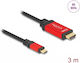 Delock USB Type C to HDMI Cable DP Alt Mode 8K60Hz/4K240Hz T-T HDR 3m Delock 80097