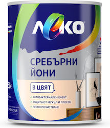 Vopsea Interior Leko Silver Ions Efect Antibacterian Aprobat De Ministerul Sănătății Ușor De Aplicat Menține Finisaj Matt 2.5l Piersică
