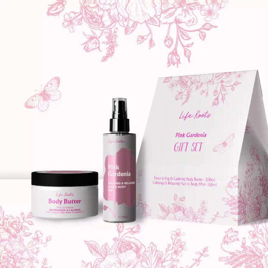 Life Roots Pink Gardenia Hautpflegeset 2Stück