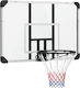 Sportnow Coș de Baschet cu Panou 113 x 73 cm și Plasă de Baschet