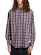 Long-sleeved Flannel Shirt Checked Graystone