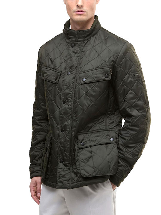 Barbour Jacket Puffer Khaki