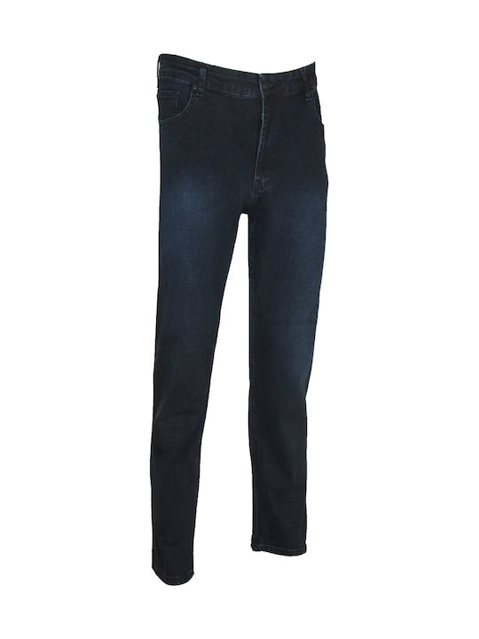 Men's Jeans Pants Elastic with Regular Fit Blue