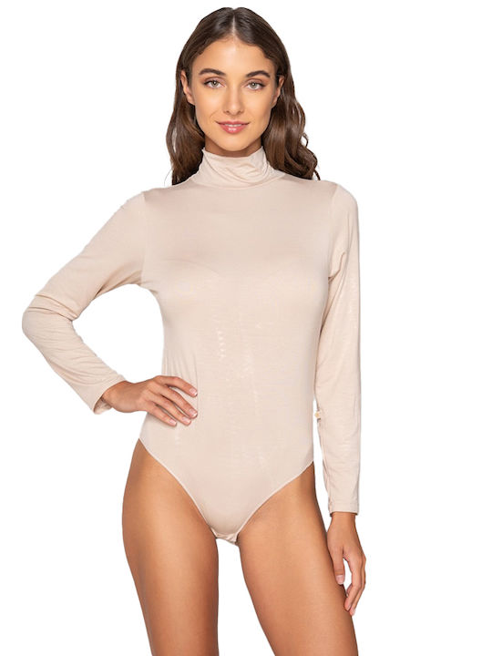 Micro Touch Comfort Rollkragen Damen-Bodysuit L...