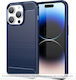 Techsuit Carbon Bumper Σιλικόνης / Πλαστικό Μπλε (Oppo A5 4G - Techsuit)