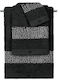 Guy Laroche Σετ Πετσέτες Μπάνιου 3τμχ Safari Anthracite-black Βάρους 500gr/m²