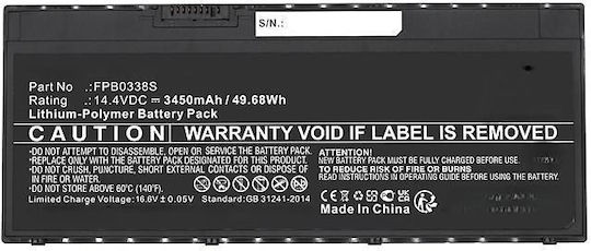 Coreparts Battery 50Wh 14.4V 3490mAh Fujitsu Notebook Laptop Battery Fujitsu Notebook Laptop 50Wh 14.4V 3490mAh Fujitsu LifeBook