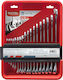 Ring-Schlüssel 6-24mm Extol Premium 6351 Crv 18 Stück