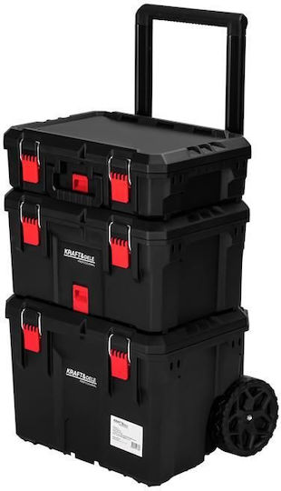 Tool Cart 3 Boxes Kraft&dele Kd1077