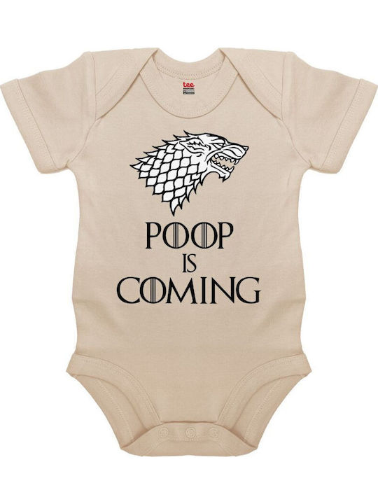Koupakoupa Poop Is Coming Short-Sleeved Natural...