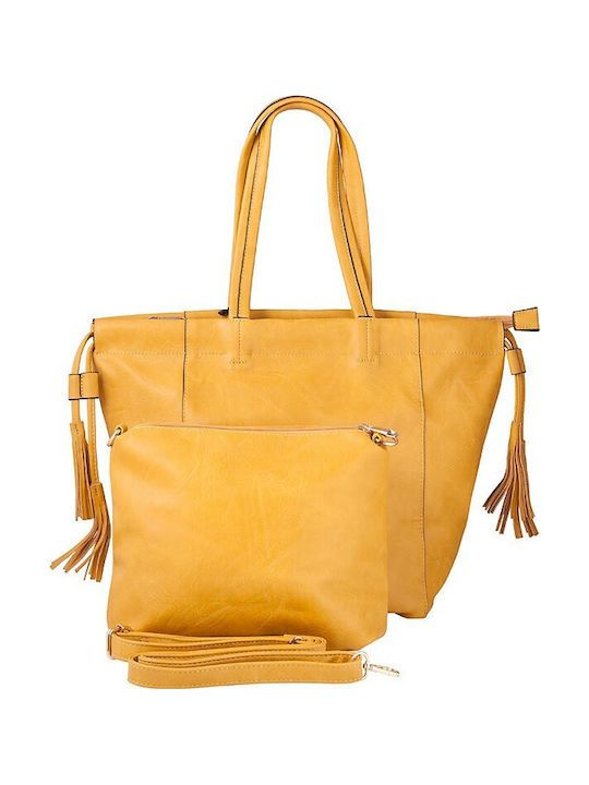 V-store Set Women's Shoulder Bag Yellow