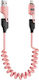 USB to Type-C / Lightning Cable Ροζ 1.5m 102048
