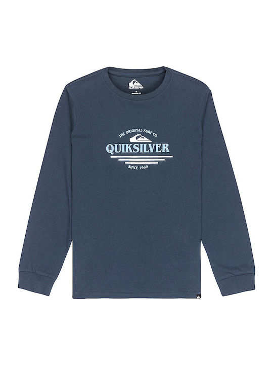 Quiksilver Παιδικό Πουλόβερ Μακρυμάνικο Μπλε
