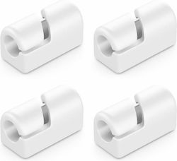 Deleycon Selbstklebende Kabelclips Silikon Kabel 4er Pack Mk5554