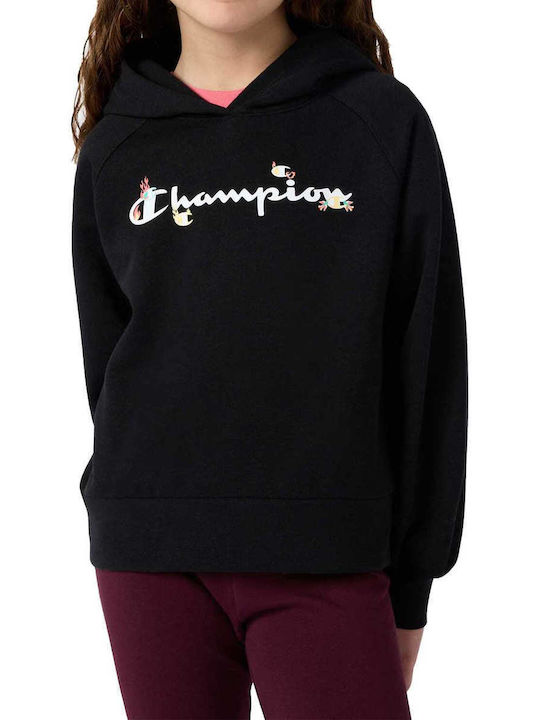 Kids Sweatshirt with Hood Black Hooded Sweatshirt