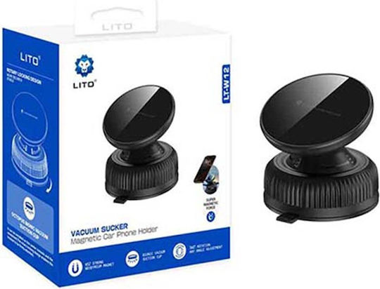 Lito Suport Auto pentru Telefon cu magnet Neagră