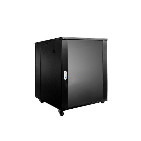 Caymon Επιδαπέδια Καμπίνα Rack 12U Μαύρο PRD-000027239