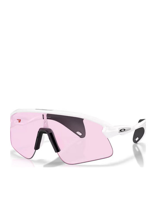 Oakley Stunt Devil Unisex Ochelari de soare cu Alb Cadru și Roz Lentilă OO9517-07