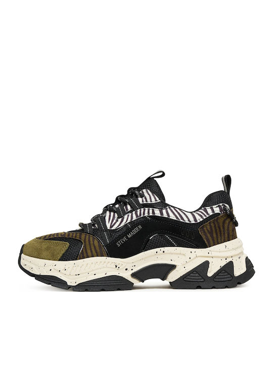 Steve Madden Γυναικεία Sneakers Άσπρο / Μαύρο /...