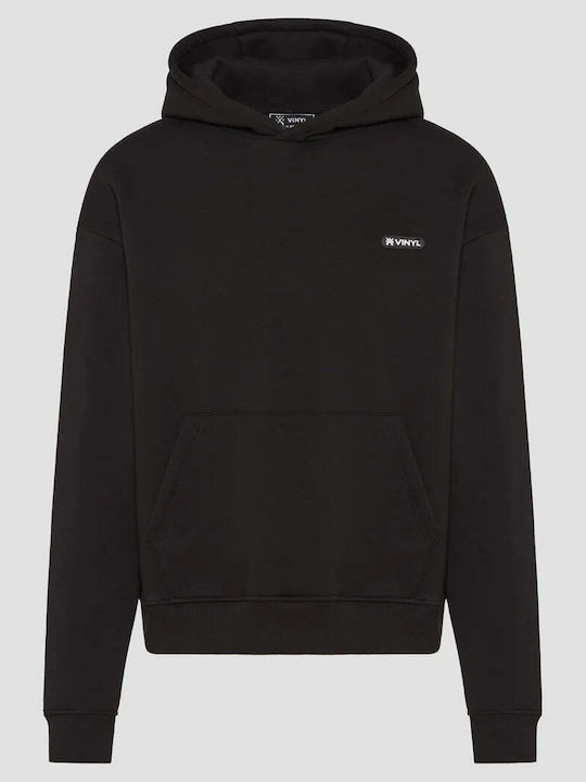 Vinyl Art Clothing Sweatshirt with Hood Black