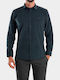 Long-sleeved Corduroy Shirt Petrol