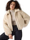 Elle Frauen Pelz Beige